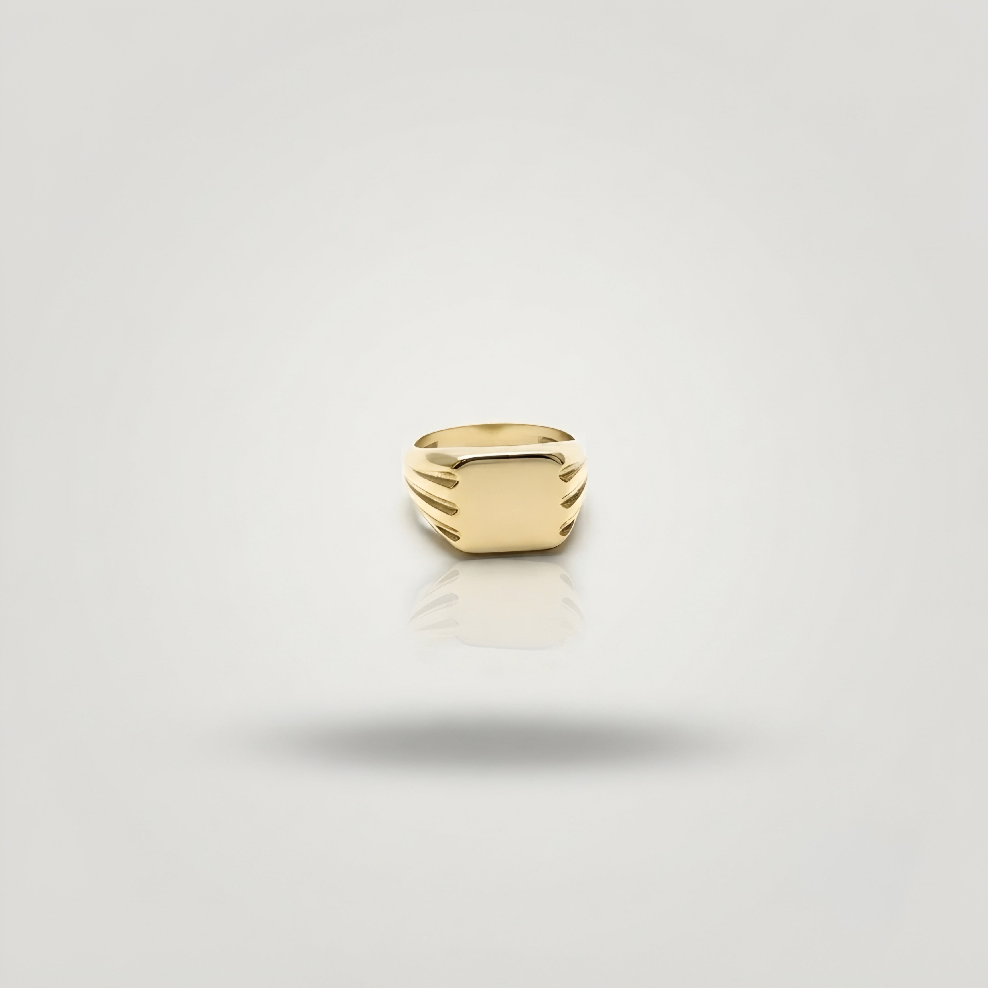 yellow gold pinky ring