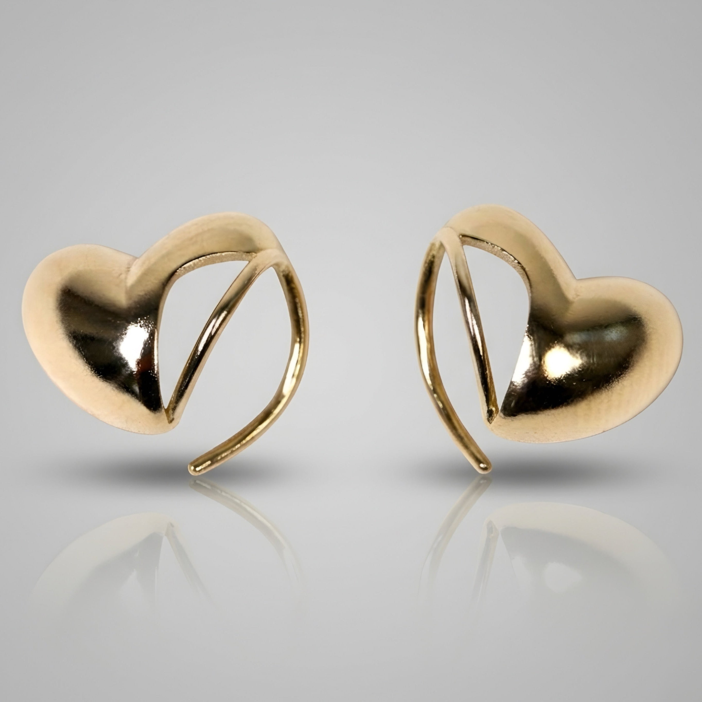 heart yellow gold earrings zoom 